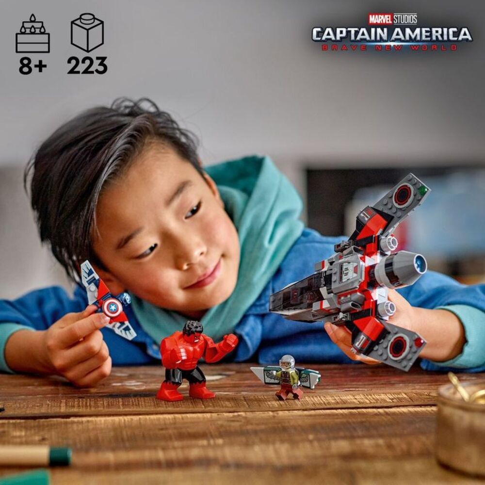 LEGO -  Marvel Captain America vs. Red Hulk Battle Su Red - Picture 2 of 4